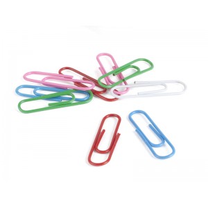5 STAR Clips Nº 2 Caja 100 Ud 33 mm Colores surtidos