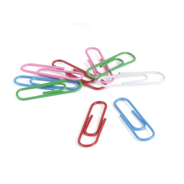 5 STAR Clips Nº 2 Caja 100 Ud 33 mm Colores surtidos 5 STAR Clips Nº 2 Caja 100 Ud 33 mm Colores surtidos