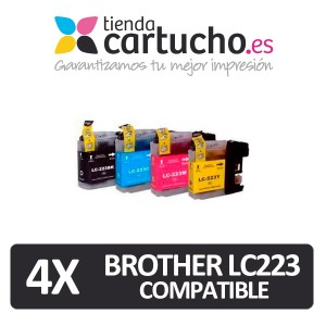 PACK 4 Brother LC-223 compatible (ELIJA COLORES)  PERTENENCIENTE A LA REFERENCIA Encre Brother LC-223