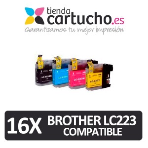 PACK 16 Brother LC-223 compatible (ELIJA COLORES)  PARA LA IMPRESORA Cartouches d'encre Brother DCP-J562DW