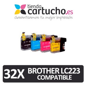 PACK 32 Brother LC-223 compatible (ELIJA COLORES)  PERTENENCIENTE A LA REFERENCIA Encre Brother LC-223