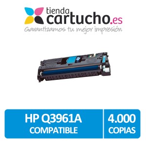 Toner NEGRO HP Q3960A compatible, sustituye al toner original Q3960A PERTENENCIENTE A LA REFERENCIA Toner HP 122A
