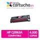 Toner NEGRO HP Q3960A compatible, sustituye al toner original Q3960A