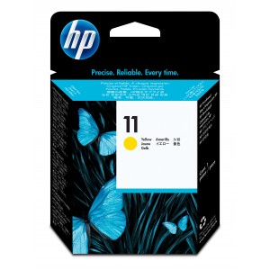 HP 11 Amarillo Cartucho de tinta Original PARA LA IMPRESORA Cartouches d'encre HP Designjet 800 PS