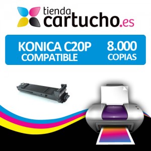 Toner Konica Minolta Bizhub C20P / C20 Cyan Compatible PERTENENCIENTE A LA REFERENCIA Konica Minolta Bizhub C20P
