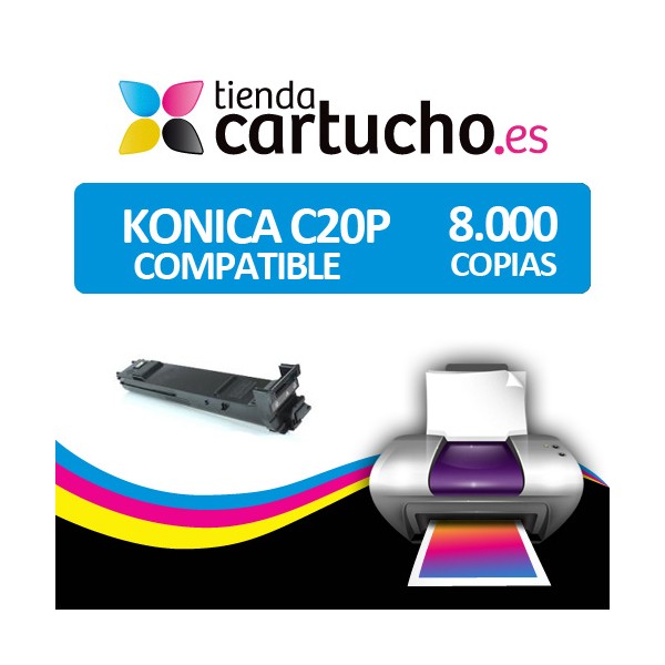 Toner Konica Minolta Bizhub C20P / C20 ( TN318 ) Cyan Compatible Toner Konica Minolta Bizhub C20P / C20 ( TN318 ) Cyan Compatible