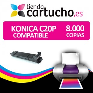 Toner Konica Minolta Bizhub C20P / C20 Magenta Compatible PERTENENCIENTE A LA REFERENCIA Konica Minolta Bizhub C20P