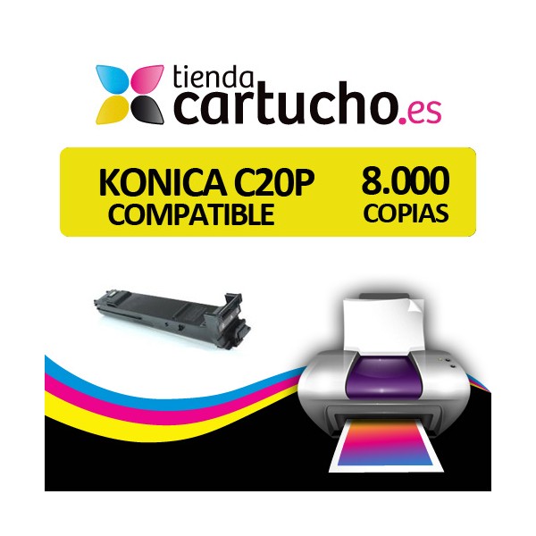Toner Konica Minolta Bizhub C20P / C20 ( TN318 ) Jaune Compatible Toner Konica Minolta Bizhub C20P / C20 ( TN318 ) Jaune Compatible
