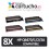 PACK 4 (ELIJA COLORES) CARTUCHOS COMPATIBLES HP Q6470A/71A/72A/73A