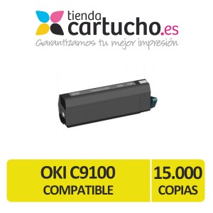 Toner OKI C9100 Amarillo compatible PERTENENCIENTE A LA REFERENCIA OKI C9100