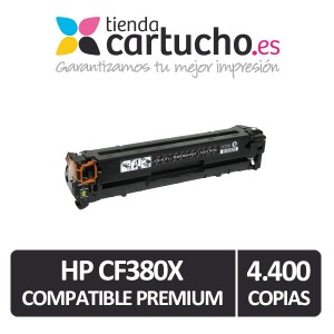 Toner HP CF380X Compatible Premium PERTENENCIENTE A LA REFERENCIA Toner HP 312A