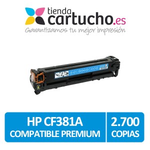 Toner HP CF381A Compatible Premium Cyan PERTENENCIENTE A LA REFERENCIA Toner HP 312A