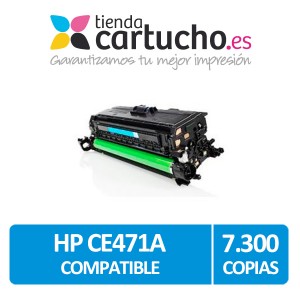 Toner HP CE741A Cyan compatible PERTENENCIENTE A LA REFERENCIA Toner HP 307A / 307X
