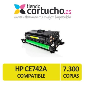 Toner HP CE742A Amarillo compatible PERTENENCIENTE A LA REFERENCIA Toner HP 307A / 307X