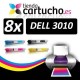 PACK 4 (ELIJA COLORES) CARTUCHOS COMPATIBLES DELL 3010