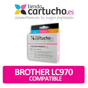 Cartucho de tinta compatible Brother LC970 BK, sustituye al cartucho original Brother LC-970BK PARA LA IMPRESORA Cartouches d'encre Brother DCP-353C