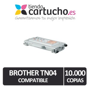 Toner NEGRO BROTHER TN 04 compatible, sustituye al toner original TN-04BK PERTENENCIENTE A LA REFERENCIA Toner Brother TN-04