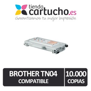 Toner NEGRO BROTHER TN 04 compatible, sustituye al toner original TN-04BK PARA LA IMPRESORA Toner imprimante Brother MFC-9420CN