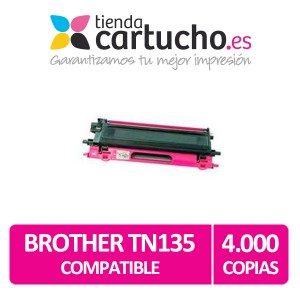 Toner NEGRO BROTHER TN 135 compatible, sustituye al toner original TN-135BK PARA LA IMPRESORA Toner imprimante Brother DCP-9040CN