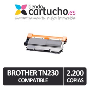 Toner NEGRO BROTHER TN 230 compatible, sustituye al toner original TN-230BK PARA LA IMPRESORA Toner imprimante Brother MFC-9320CW