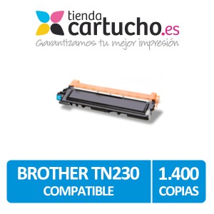 Toner NEGRO BROTHER TN 230 compatible, sustituye al toner original TN-230BK PARA LA IMPRESORA Toner imprimante Brother MFC-9320CW