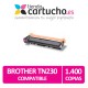 Toner NEGRO BROTHER TN 230 compatible, sustituye al toner original TN-230BK