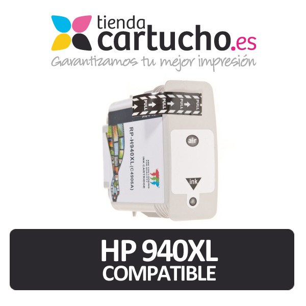 HP 940XL NOIR (68ml.) CARTOUCHE RECYCLAGE AVE CHIP (REMPLACER CARTOUCHE ORIGINAL REF. C4906AE ) HP 940XL NOIR (68ml.) CARTOUCHE RECYCLAGE AVE CHIP (REMPLACER CARTOUCHE ORIGINAL REF. C4906AE )