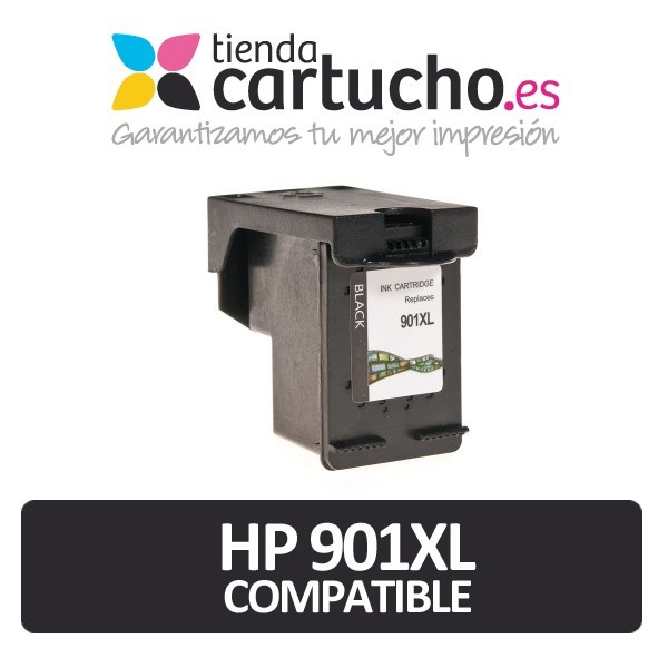 CARTOUCHE D'ENCRE HP 901XL NOIR (18ml.) REMANUFACTURÉ PREMIUM (REMPLACER CARTOUCHE ORIGINAL REF. CC654AE) CARTOUCHE D'ENCRE HP 901XL NOIR (18ml.) REMANUFACTURÉ PREMIUM (REMPLACER CARTOUCHE ORIGINAL REF. CC654AE)