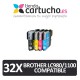 Pack 4 cartuchos compatibles brother lc980 lc1100 *Elija colores que prefiera*