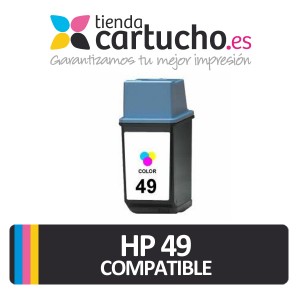 HP 49 (26ml.) CARTUCHO COMPATIBLE (SUSTITUYE CARTUCHO ORIGINAL REF. 51649NE) PARA LA IMPRESORA Cartouches d'encre HP DeskJet 610C