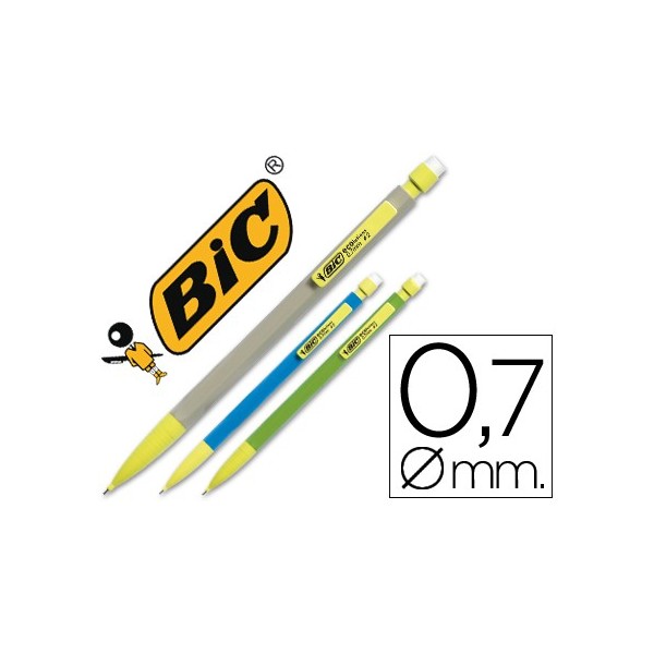 BIC PORTAMINAS DESECHABLE MATIC ECOLUTIONS 0,7 BIC PORTAMINAS DESECHABLE MATIC ECOLUTIONS 0,7