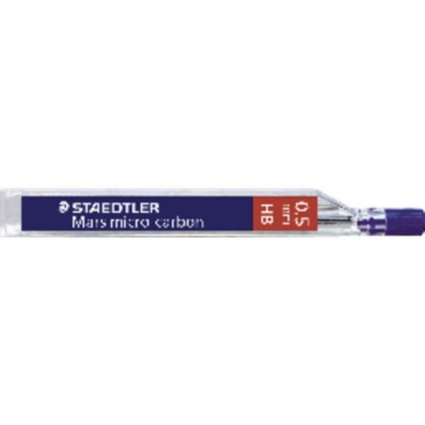 STAEDTLER MINA MARS MICRO CARBÓN 12UD TRAZO 0.5 MM 3H STAEDTLER MINA MARS MICRO CARBÓN 12UD TRAZO 0.5 MM 3H
