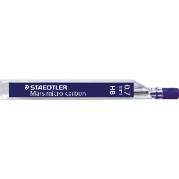 STAEDTLER MINA MARS MICRO CARBÓN 12UD TRAZO 0.7 MM 2B STAEDTLER MINA MARS MICRO CARBÓN 12UD TRAZO 0.7 MM 2B