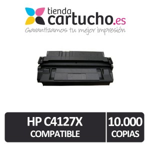 Toner HP C4127X compatible, sustituye al toner original REF. C4127X PARA LA IMPRESORA Toner HP LaserJet 4000t