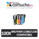 PACK 100 CARTUCHOS COMPATIBLES BROTHER LC-980/LC-1100