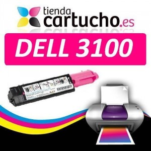 Toner NEGRO DELL 3100 compatible, sustituye al toner original DELL 593-10067 PARA LA IMPRESORA Cartouches DELL 3000