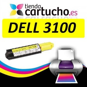 Toner NEGRO DELL 3100 compatible, sustituye al toner original DELL 593-10067 PARA LA IMPRESORA Cartouches DELL 3000