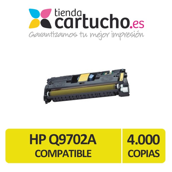 Toner JAUNE HP C9702A compatible, remplacer le toner original C9702A Toner JAUNE HP C9702A compatible, remplacer le toner original C9702A