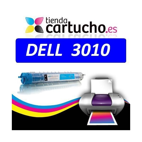 Toner CYAN DELL 3010 compatible, remplacer le toner original DELL 3010 Toner CYAN DELL 3010 compatible, remplacer le toner original DELL 3010