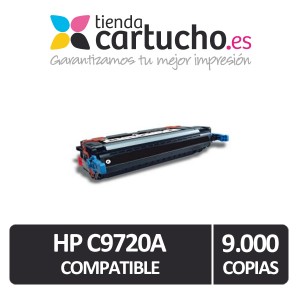 Toner NEGRO HP C9720A compatible, sustituye al toner original C9720A PARA LA IMPRESORA Toner HP Color Laserjet 4610N