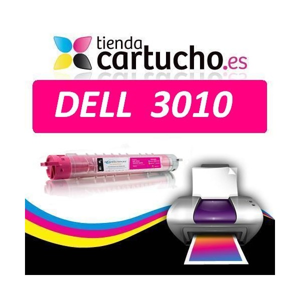 Toner MAGENTA DELL 3010 compatible, remplacer le toner original DELL 3010 Toner MAGENTA DELL 3010 compatible, remplacer le toner original DELL 3010