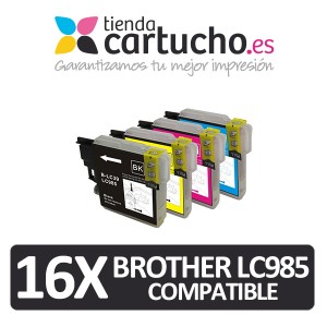 Brother LC985 NEGRO Cartucho de tinta compatible, sustituye al cartucho original Brother LC-985BK PARA LA IMPRESORA Cartouches d'encre Brother MFC-J220