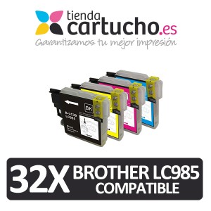 Brother LC985 NEGRO Cartucho de tinta compatible, sustituye al cartucho original Brother LC-985BK PERTENENCIENTE A LA REFERENCIA Encre Brother LC-985