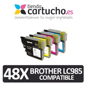 Brother LC985 NEGRO Cartucho de tinta compatible, sustituye al cartucho original Brother LC-985BK PARA LA IMPRESORA Cartouches d'encre Brother MFC-J220