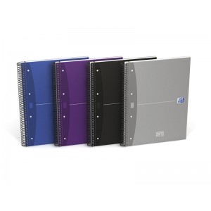 Oxford Cuaderno Europeanbook 140h A4+ Cuadricula 5x5 Colores surtidos