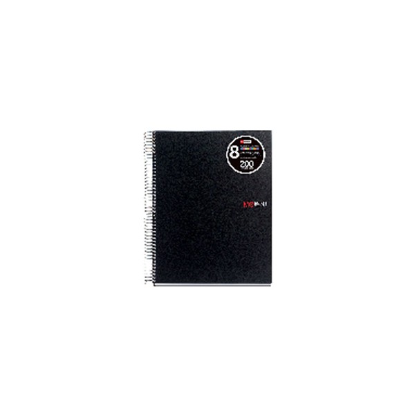 Miquel Rius Cuaderno Notebook Book 08 160h A5 Cuadricula 5x5 Negro Miquel Rius Cuaderno Notebook Book 08 160h A5 Cuadricula 5x5 Negro