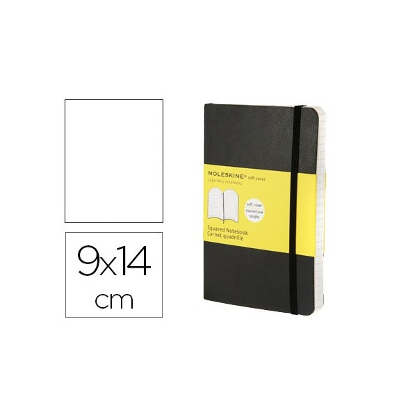 MOLESKINE CUADERNO TAPA BLANDA COLOR NEGRO. RAYADO LISO. BOLSILLO. 9X14CM. MOLESKINE CUADERNO TAPA BLANDA COLOR NEGRO. RAYADO LISO. BOLSILLO. 9X14CM.
