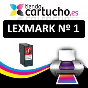 LEXMARK Nº 1 (21ml.) CARTUCHO COMPATIBLE (SUSTITUYE CARTUCHO ORIGINAL REF. 018CX781E) PARA LA IMPRESORA Cartouches Lexmark X2480dsg