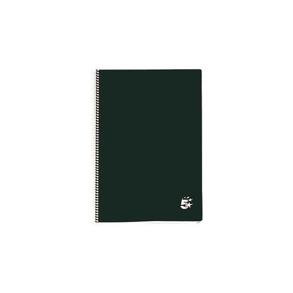 5 Estrellas Cuaderno 80h Folio Cuadricula 4x4 Negro 5 Estrellas Cuaderno 80h Folio Cuadricula 4x4 Negro