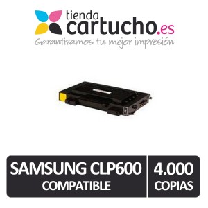 Toner NEGRO SAMSUNG CLP600 compatible, sustituye al toner original CLP-K600A/EL PERTENENCIENTE A LA REFERENCIA Toner Samsung CLP-600